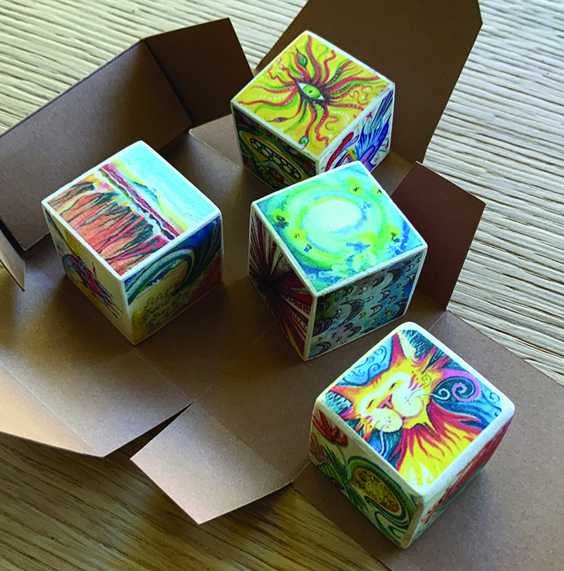 hand made story cubes